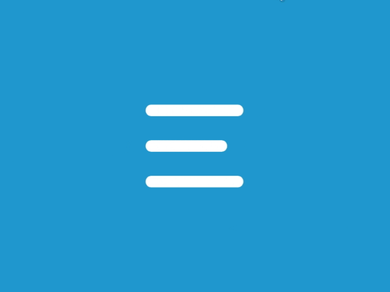 Icon interaction arrow blue check close colors flinto gif hamburger icon interaction orange violet