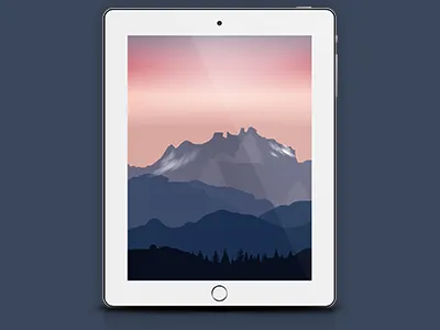 Wallpaper For Tablet background dribble gradient illustration ipad nature tablet ui ux wallpaper