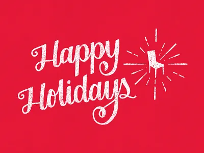 3/31: Happy Holidays handlettering holidays lettering script tilteddecember type typography