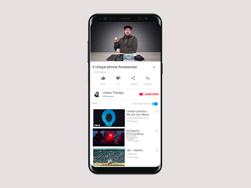 Youtube Interaction Idea concept idea youtube