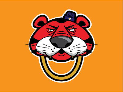 Street Cat Sticker Concept art character drawing graffiti illustration street vector