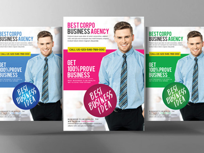 Corporate Business Flyer a4 ad advertise advertising business flyer clean company corporate business flyer