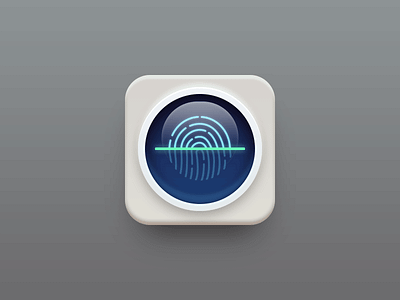 Fingerprint icon finger fingerprint grid howto icon illustrator logo print touch touchid vector