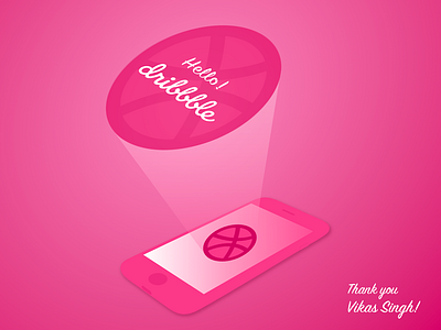 First Shot design dribbble first shot hello dribbble iphone