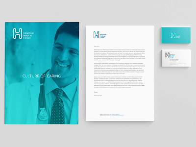 Hannover Medical Center Branding branding design freelance designer logo design stationery design