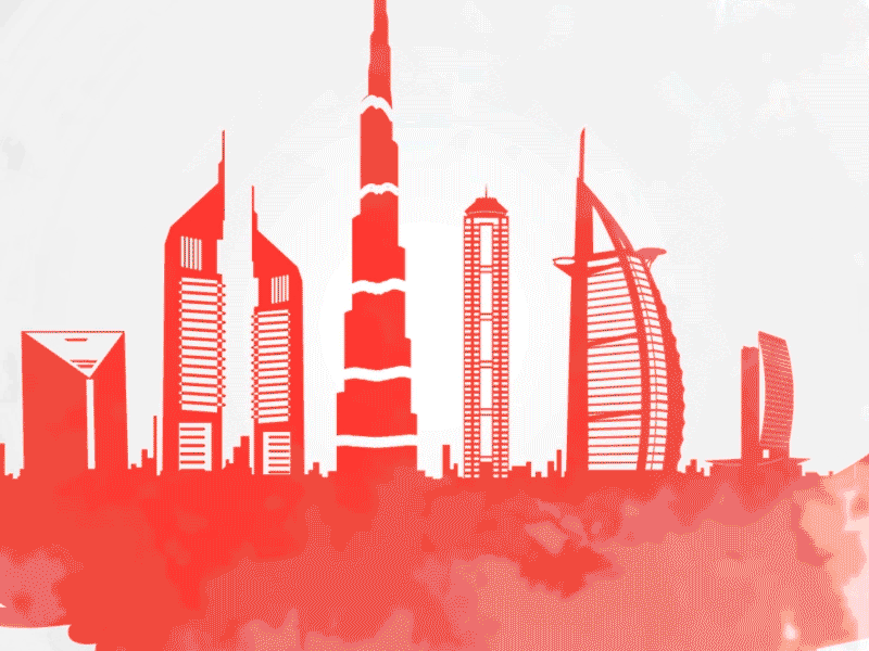 Uae National Day animation character design flag gif illustration red shot uae national day vector