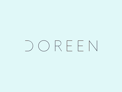 Doreen - Logo Exploration #3 branding clean design feminine graphic handmade jewelry logo logotype minimalist symbol