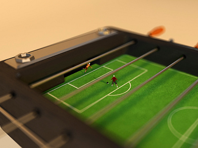 Futbolito V1 3d art c4d cinema4d colors design photoshop