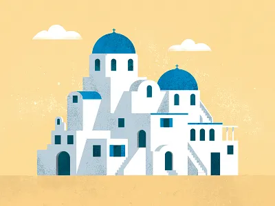 Greece holidays color greece holiday illustration summer texture vector