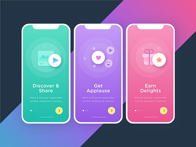 Onboarding Screens get started onboarding ui ux