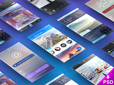 App Presentation Mockup app freebie mockup photoshop presentation psd smart object