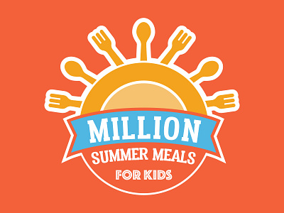 Million Summer Meals Logo food fork logo meals spoon