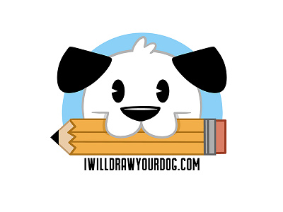 I will draw your dog logo art dog dogs illustration logo