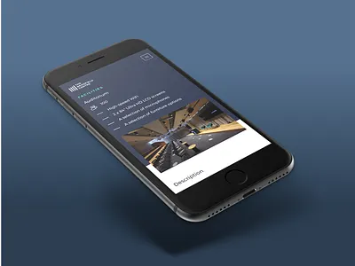 Responsive Design: The Bradfield Centre blue design digital iphone modern phone responsive smartphone tech ui ux web