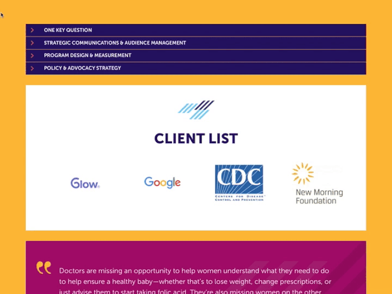 Expandable Accordion interaction product responsive design site ui ux web web design