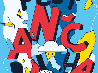 anča festival festival illustration poster