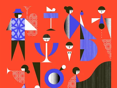 The Danish Radio Big Band album color cover geometric jazz music musica shapes