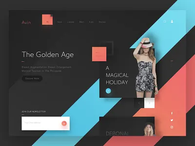 Avin application concept creative landingpage minimalism sketchapp ui uideign ux uxdesign web webdesign
