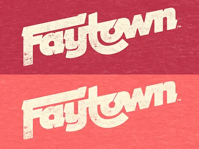 Faytown arkansas branding design fayetteville lettering ozarks vintage logo logotype old retro type typography wordmark