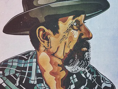 Uncle Jose illustration vector vectorart vectorillustration vectorportrait