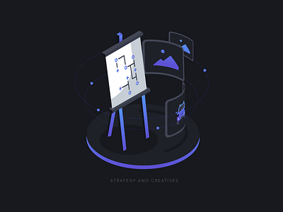 Some illustration for Stepmedia cratives illustration isometric marketing stepmedia strategy