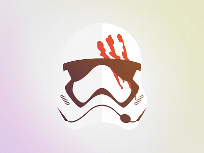 Fynn Storm Trooper illustration minimalist starwars