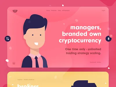 Managers banner branding logo identity character illustration download how to interface design interface sketch ios application app mobile desktop responsive ui ux vector icon design web design