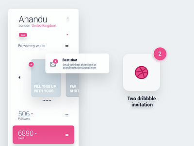 Dribbble Invite debut dribbble invitation invite player white search