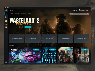 Steam desktop app desktop app game launcher steam ui video games