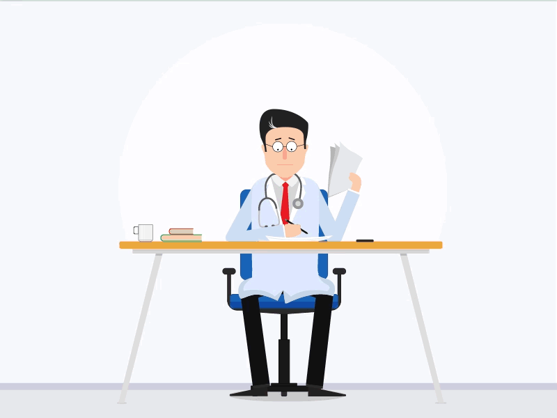 Doctor's Onboarding animation design illustration ui ui design ux uxui design