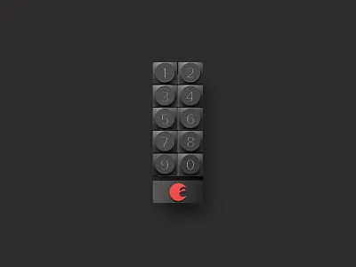August Smart Keypad Sketch Render app august august smart keypad install device internet of things iot keypad render sketch startup ui ux