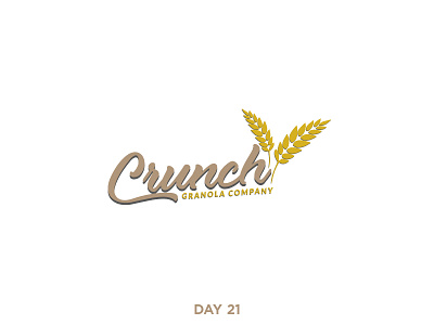 Daily Logo 21/50 - Granola Company art badge branding company dailylogo dailylogochallenge food granola illustration logo simple vector