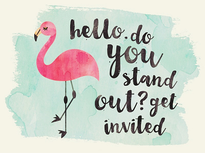 2 Invites fonts invite lettering type design