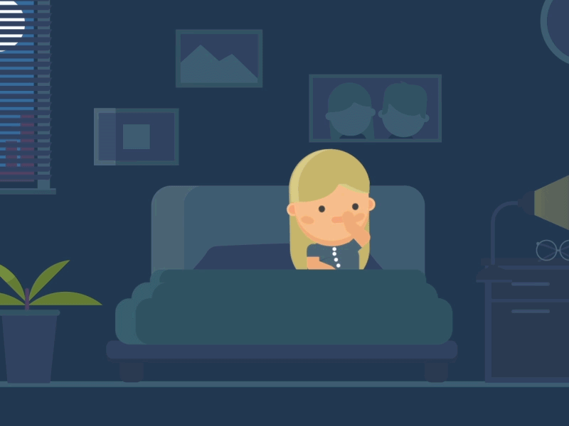 Rimikind cute fright motion design night snoring