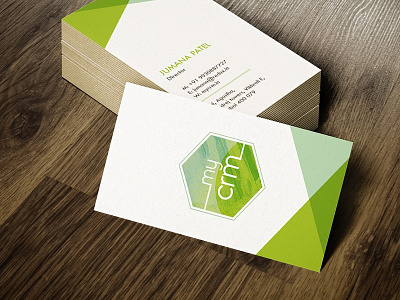 MY CRM branding logo stationery