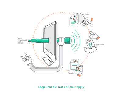 Track your Applies applies desktop illustration job journey naukrigulf track