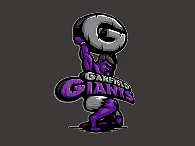 Garfield Giants atlas character elementary giant giants hulk mascot school