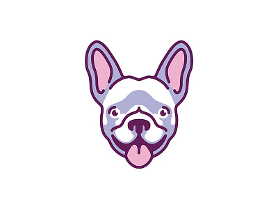 Frenchie Love ayda frenchie bulldog illustration logo mascot puppy symbol veraweigl