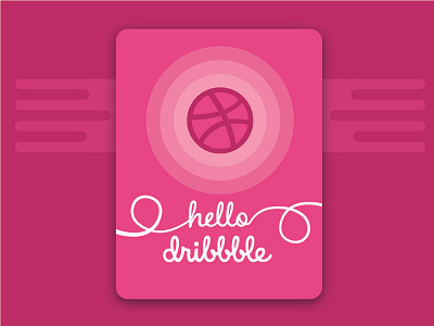 Hello Dribbble illustrations