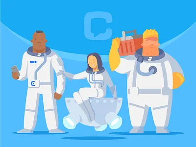 Styleframe for Chanty (3) concept corporate flat illustration illustrator style styleframe