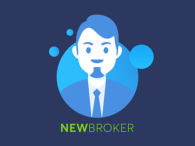 New Broker broker character design face icon illustration man new