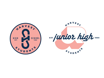 Student Ministry Logos design graphic design graphics illustration logo logo design patch retro typography