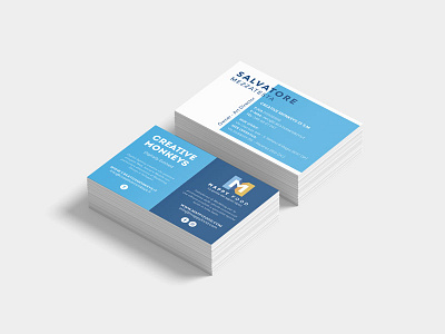 My brand new Business Card business card clean flat mockup