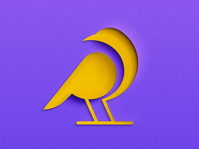 Bird animal bird brand color grid identity logo mark minimal symbol