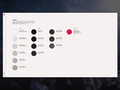 Hero Style Guide - Color color components frontend interaction style guide ui user interface ux web design