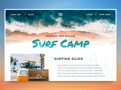 Surf Camp auckland beach board new zealand sand surf camp van