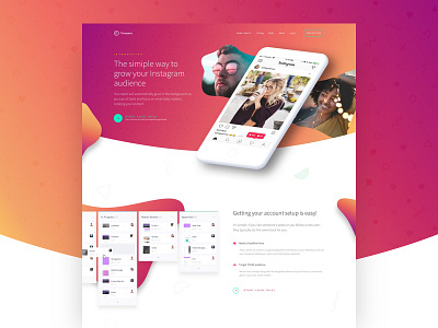 Project Buzz header homepage sketch ui ux webdesign website