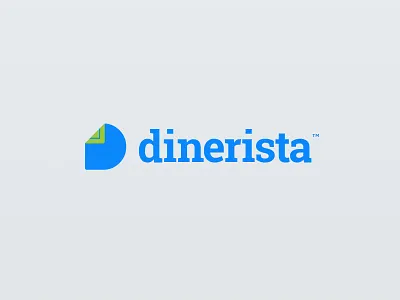 Dinerista branding identity logo