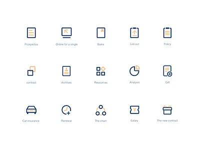Some exercises for ICONS affairs blue business cleanliness orange