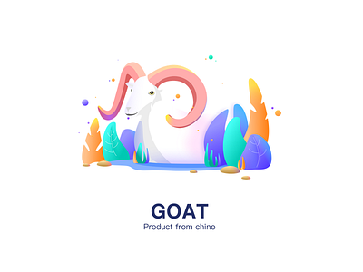 Goat goat illustration